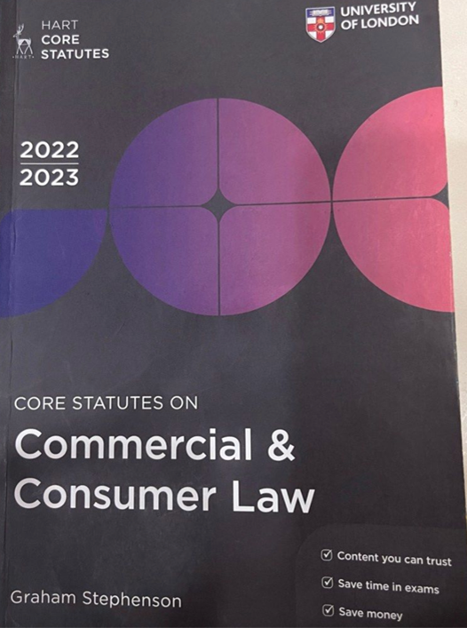 Consumer law Book