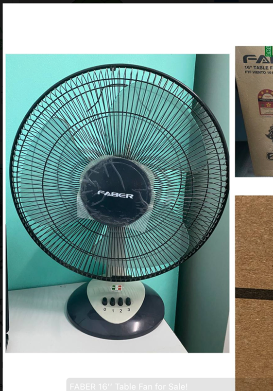 Table fan